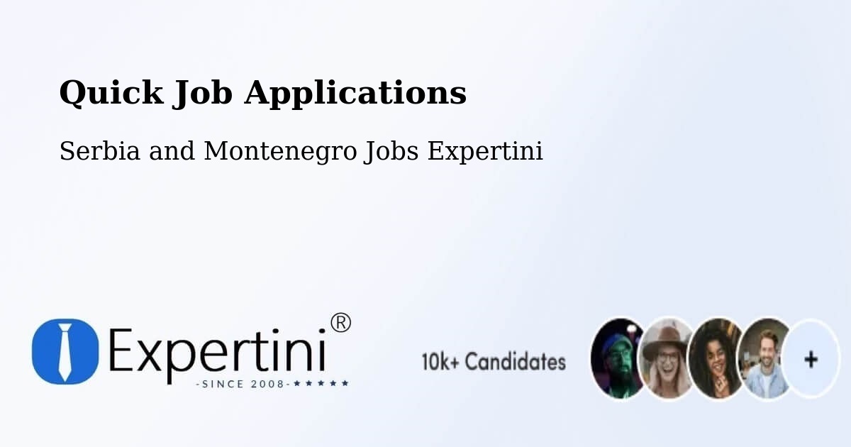 Quick Apply Feature – Mount Albert - Serbia and Montenegro Jobs Expertini