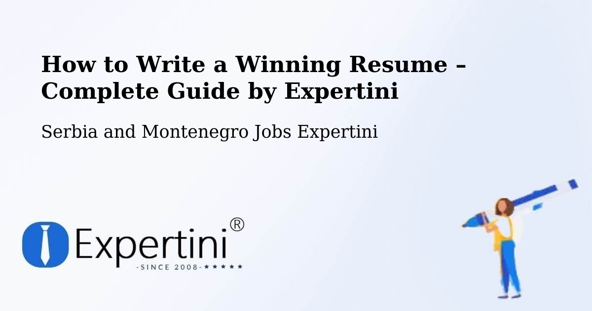 Resume Writing Guide for Job Seekers – Mount Albert - Mount Albert, Serbia and Montenegro Jobs Expertini